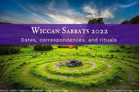 Witchcraft sabbat calendar 2022